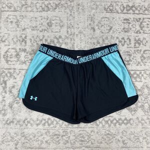 Under Armour Shorts Women's Loose Black HeatGear w/ Pockets Shorts Size XL